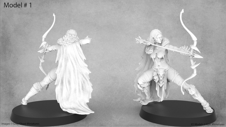 Enara, Queen of the Amazon | 3 Poses | Amazonian Miniature | Epic ...