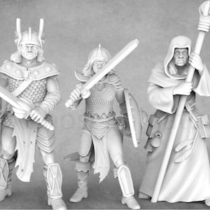 The Miniatures of Dragonspear  | D&D inspired miniatures | RN Estudio