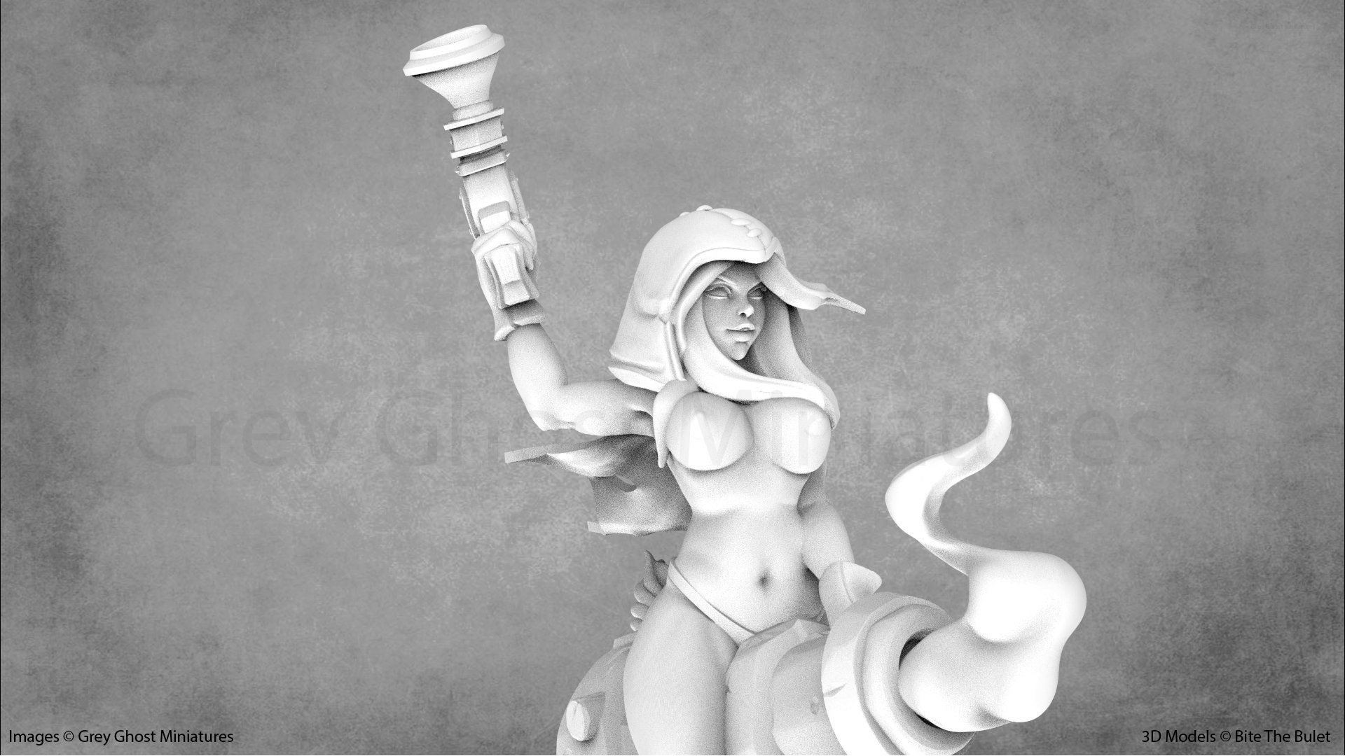 NSFW Jessie, the Pirate Cowgirl  | Sexy Pirate Miniature | Bite The Bullet