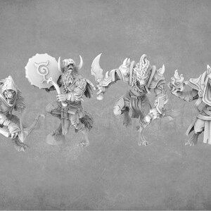 Wolfkind Miniatures: 28mm/32mm Resin D&D Mini