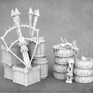 Wasteland Cyberpunk Scatter Terrain: Dragon Trappers Lodge