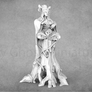 Miko, the Braided Maiden | Female Sorcerer Miniatures | Great Grimoire