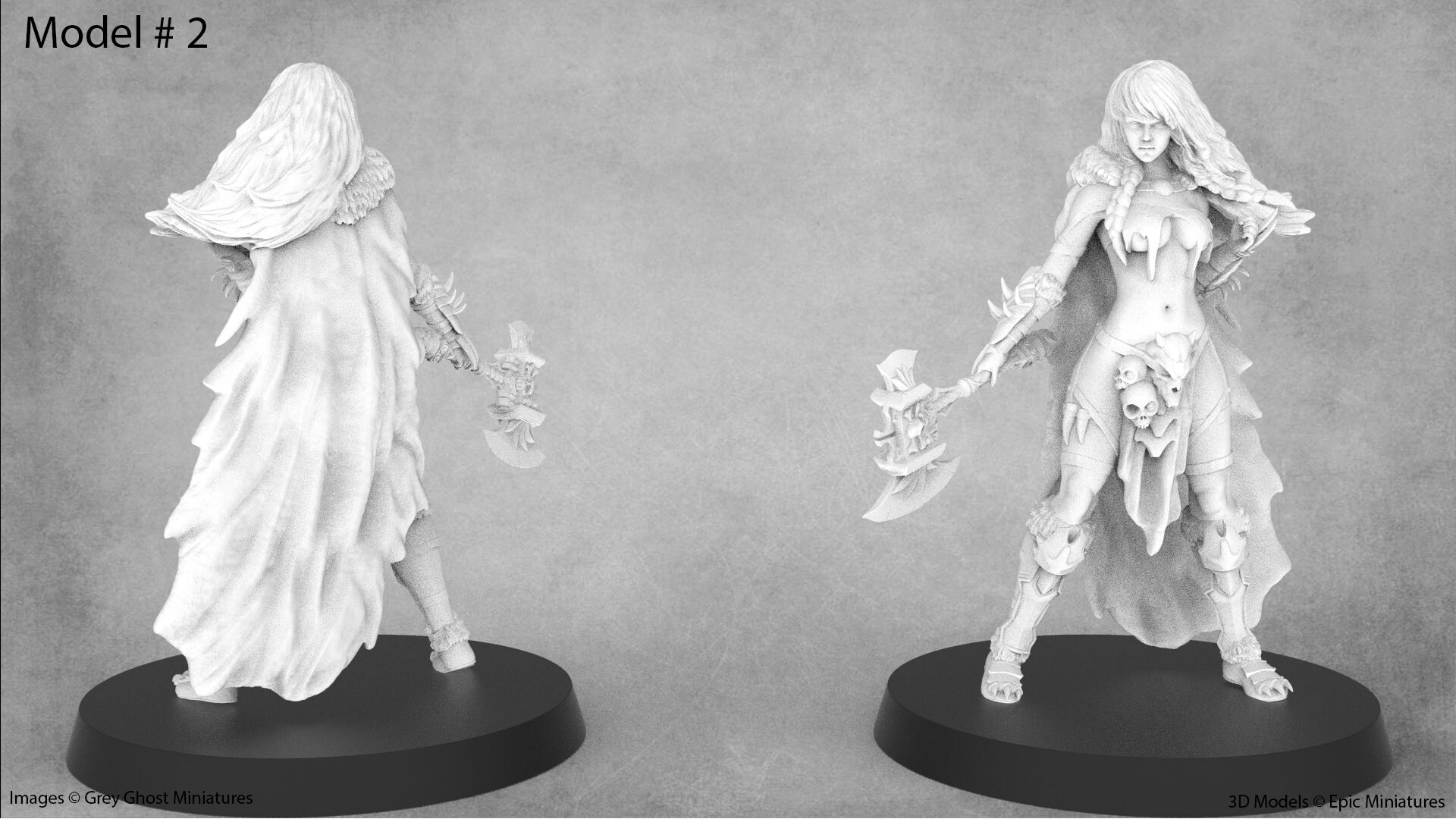 Enara, Queen of the Amazon | 3 Poses | Amazonian Miniature | Epic ...