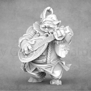 Foxfolk Bard Miniature | Bite The Bullet