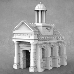 Resin Printed Tomb Terrain: Graveyard Scatter, 28-32mm Scale
