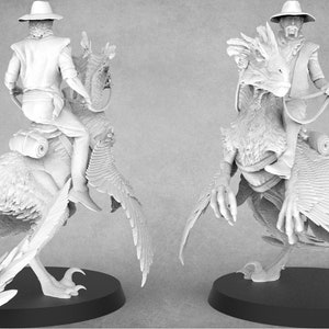 Fantasy Wild West Dinosaur Riders | Dinosaur Rider Miniatures | Mini ...
