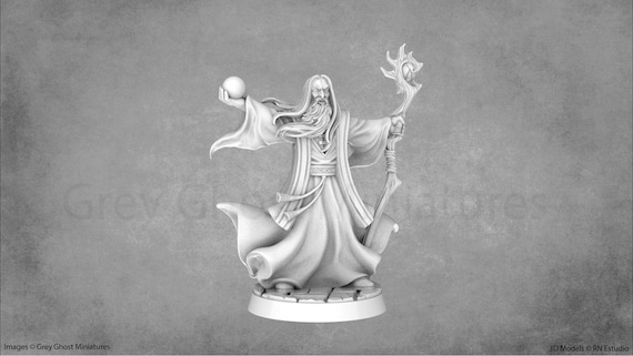 白いサルマンのミニチュア：ロード・オブ・ザ・リング、32 mmスケール