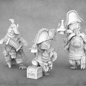 Shiver me timbers! Boondaburra Pirate Minis | Platypus Miniatures | Cobramode