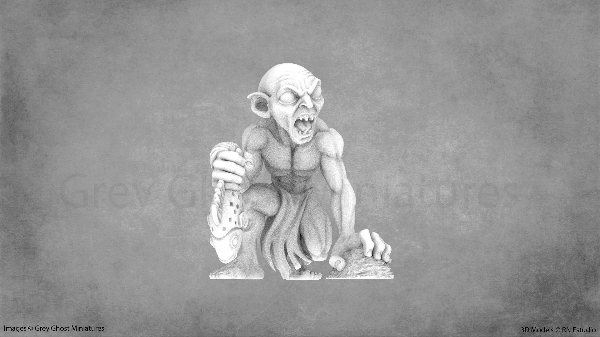 Gollum Lord of the Rings Miniature Gorgeous 32mm Fantasy - Etsy UK