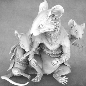 Miniaturas de Fantasy Mousefolk / El Señor de la Impresión