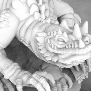 Basilisk Miniature | Dungeons & Dragons Monsters | Monster Miniatures