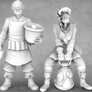 Accessoires voor bellenmaker | Miniaturen van stedelingen | STL-miniaturen