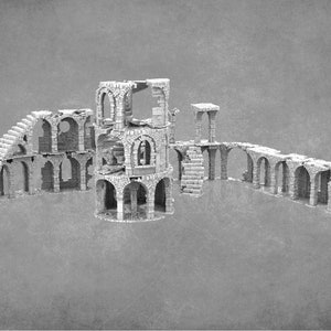 Highly-detailed Modular Ruins | Ruined Castle Terrain | Scatter Terrain | Ruined Walls | Ruined Tower | Asgard Rising Trees