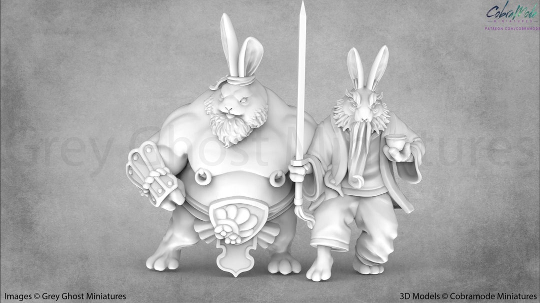 Fantasy Rabbitfolk Miniatures | Cobramode - Etsy