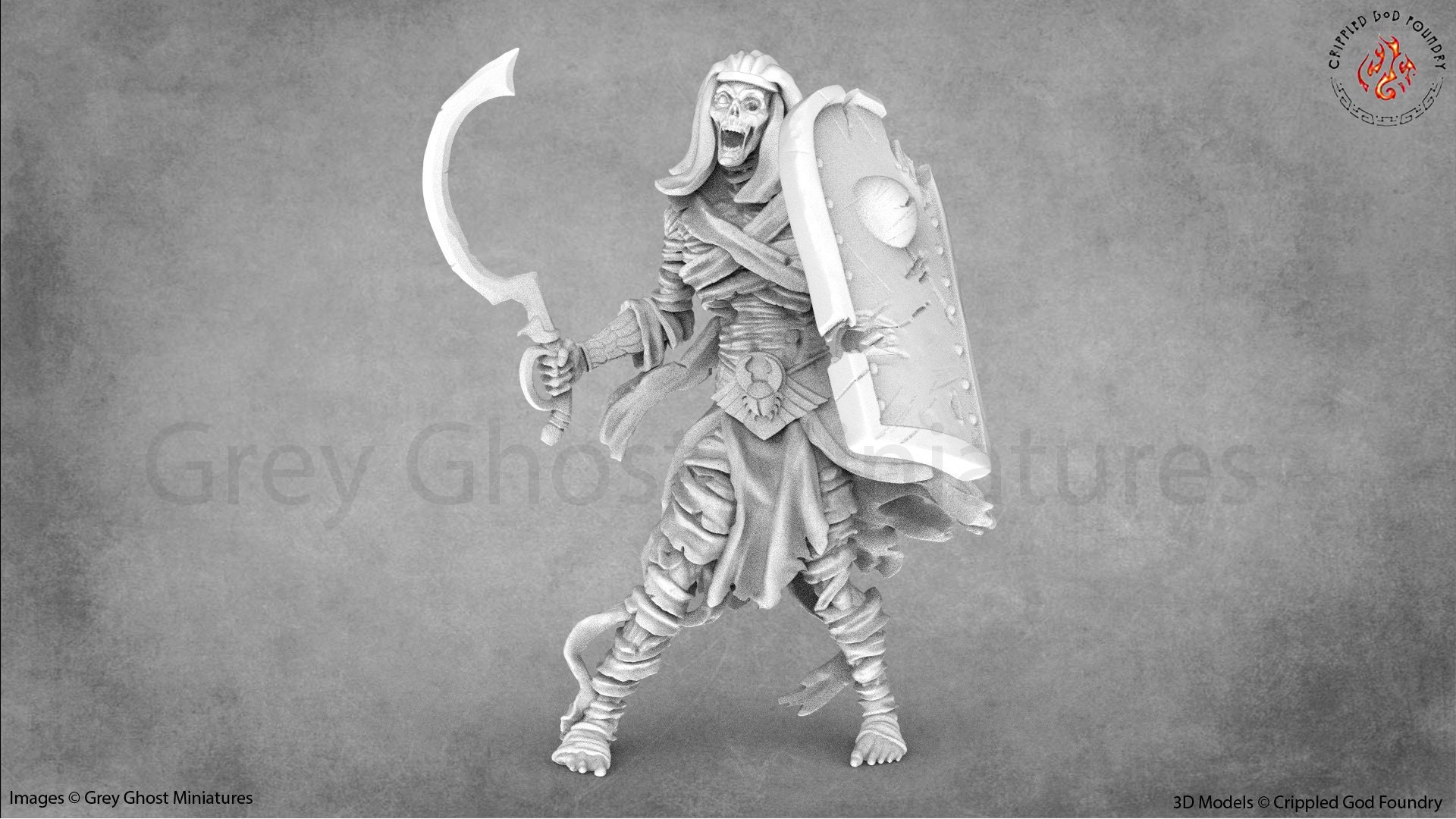Mummy Miniatures | Egyptian Mythology Miniatures | Cripple God Foundry