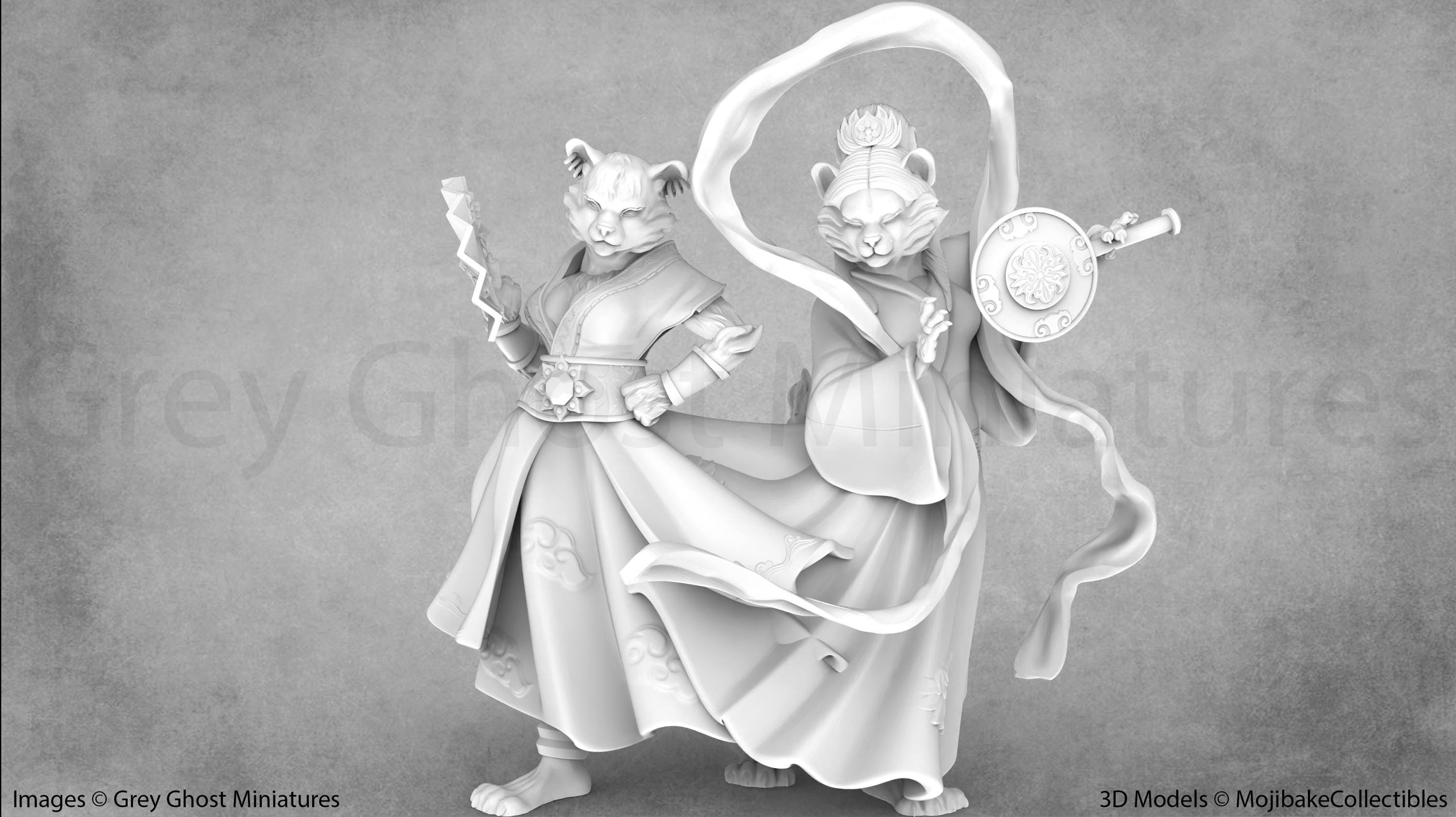 Tigerfolk Royalties & Adventurers | MojibakeCollectibles