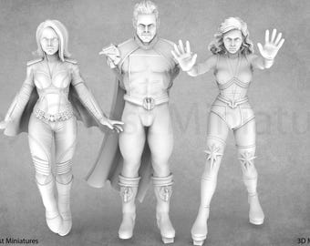 Miniature ispirate ai supereroi / RN Estudio