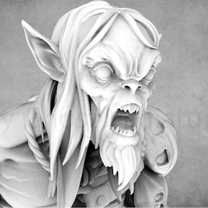Fantasy Ghoul Miniatures | STL Miniatures