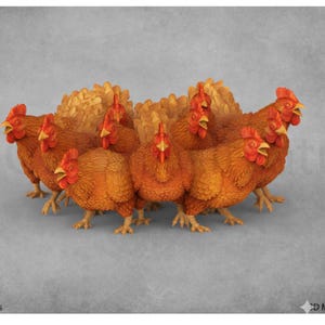 Ataque de pollo / Miniaturas épicas