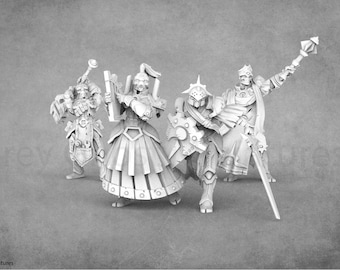 Forged Construct Miniatures | Warforged | Fiends of the Undercity Collection