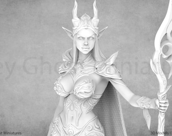 Zephyra, The Queen  | Dark Elf Miniatures | Hold My Miniatures