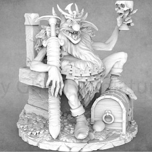 Dans les couloirs du roi gobelin | Miniatures gobelins et trolls | Fonderie de dieu infirme