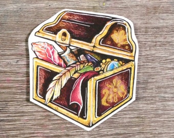 Treasure Chest Sticker