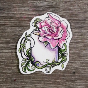 Sticker thé pivoine