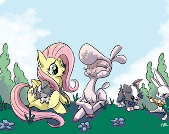 Serie Them's Fightin' Herd - FlutterShy