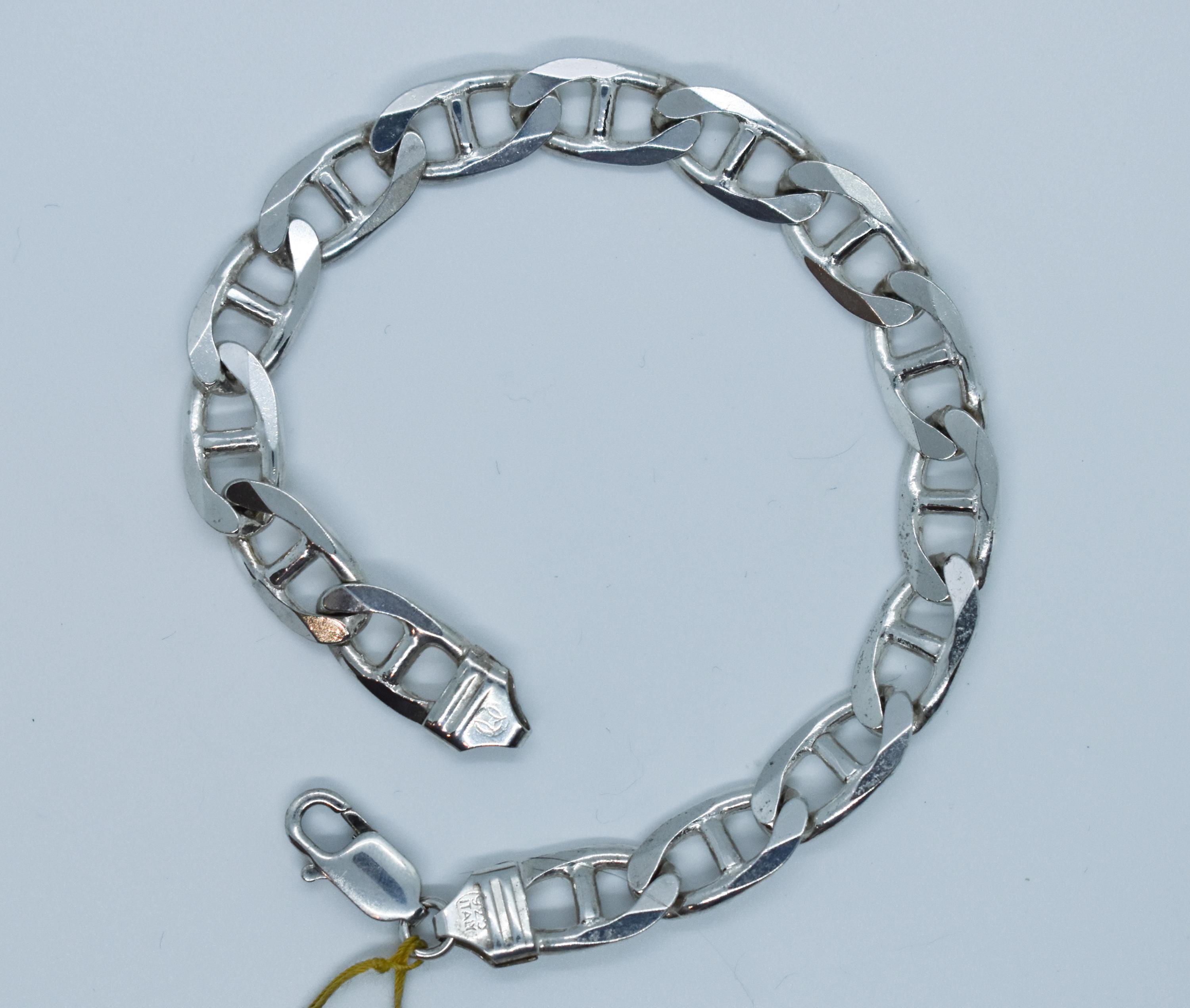 アクセサリー vintage gucci H link bracelet 925 Italy Excellent GUCCI Interlocking Bracelet G Logo Chain Sterling Silver