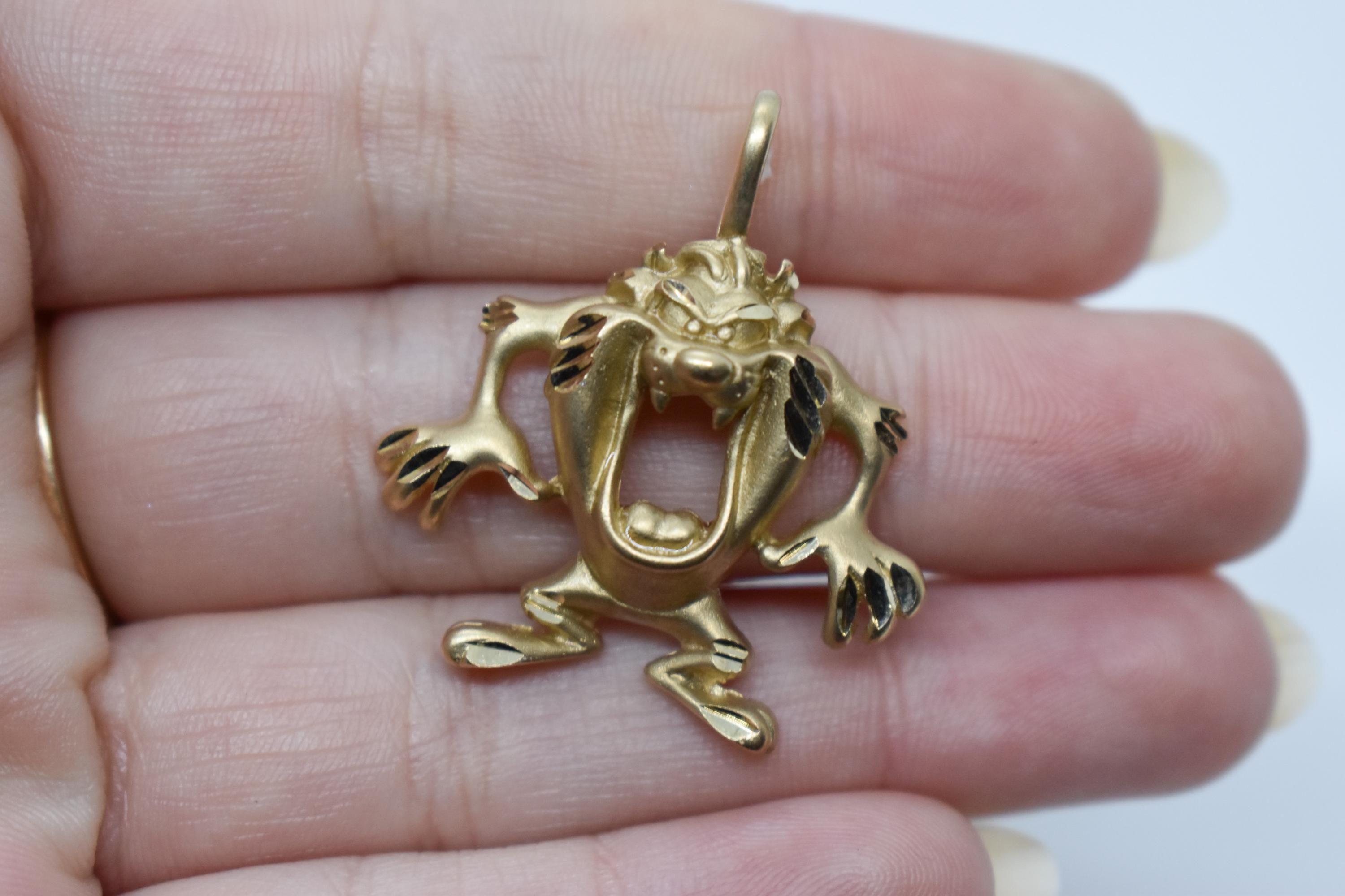 Vintage 10k Yellow Gold Michael Anthony Warner Bros Looney Tunes
