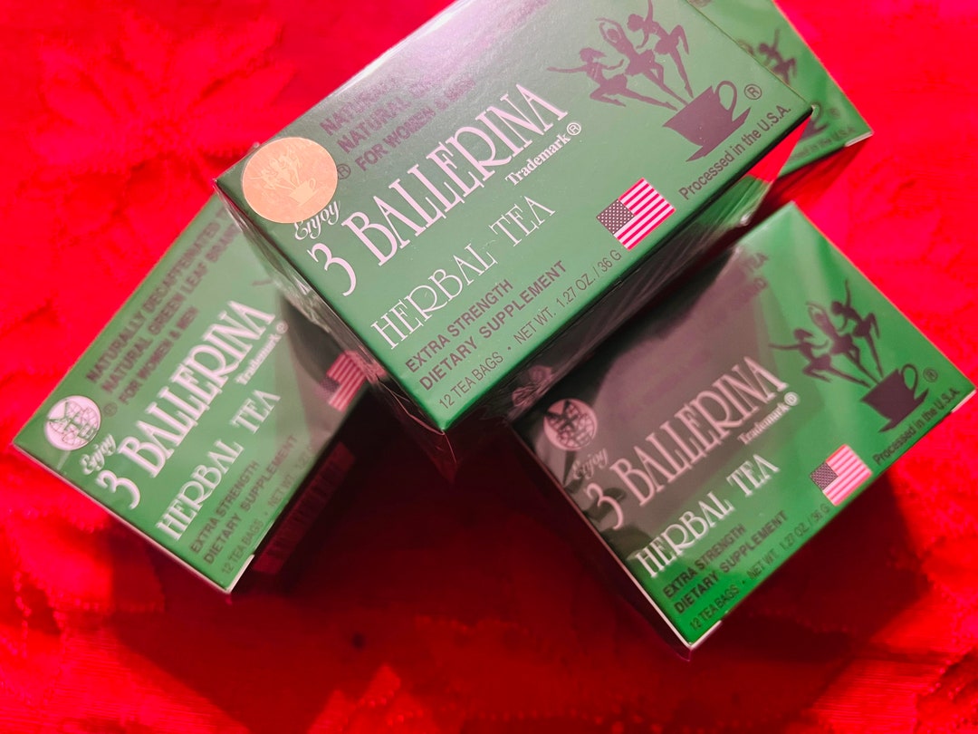 3 Ballerina Herbal Tea Dietary Supplement 12 Count Etsy