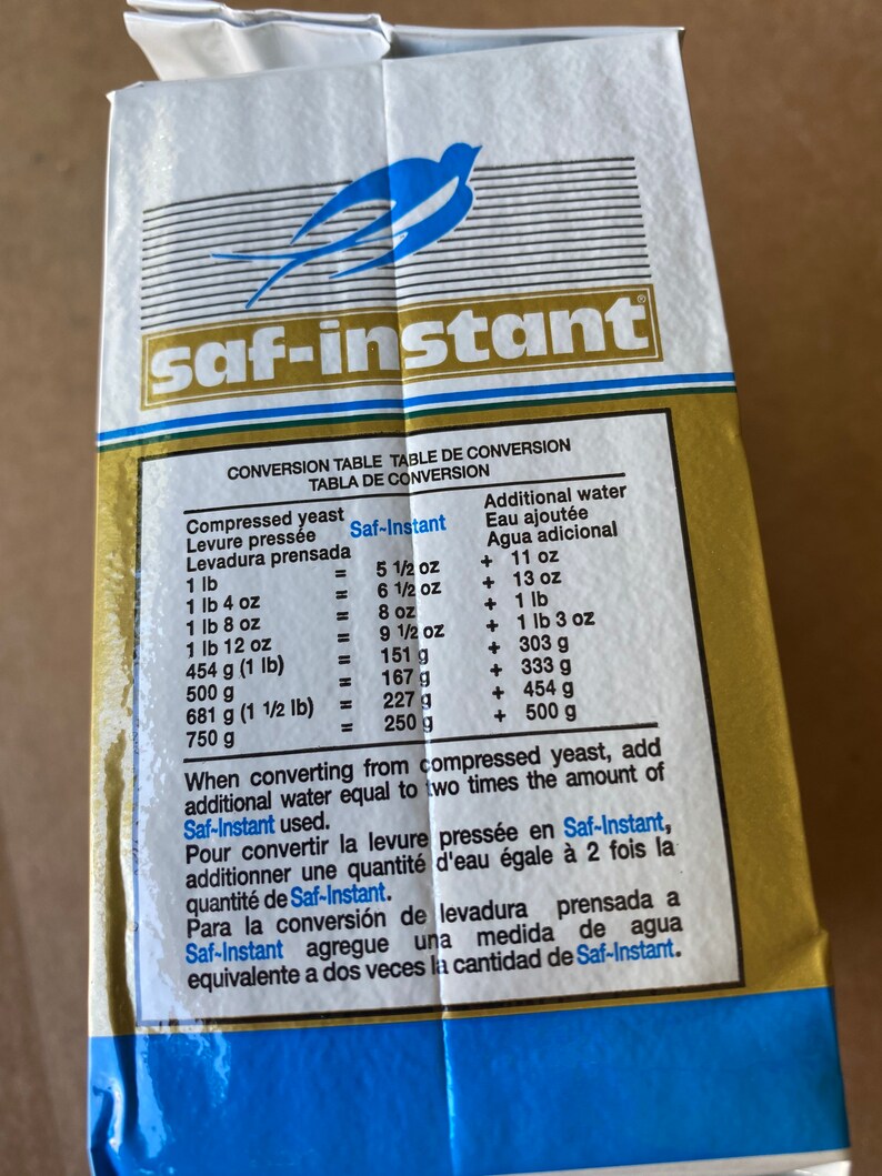 Instant Yeast GOLD Exp 04/2022 1LB Vacuum Sealed Package Best Etsy