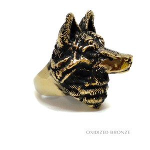 Wolf ring ring, Bronze ring, Sterling Silver ring, 24k Gold Plated ring, Wolf ring, Wolf ring handmade, Viking ring, Handmade