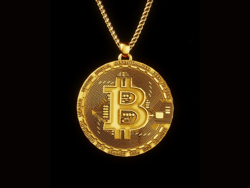 18K Gold Bitcoin Necklace | Handmade Crypto Pendant | Symbolic Jewelry for  Blockchain & Cryptocurrency Enthusiasts - Etsy Ireland