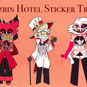 Hazbin Hotel Sticker Trio 1