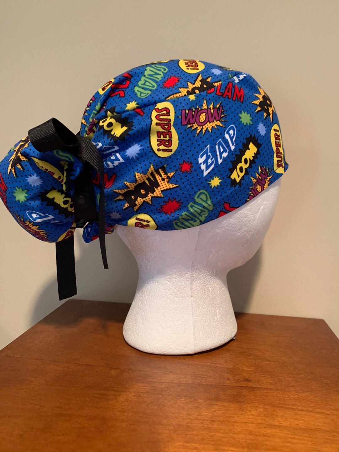Ponytail Scrub Caps / Surgical Caps Super Hero Etsy