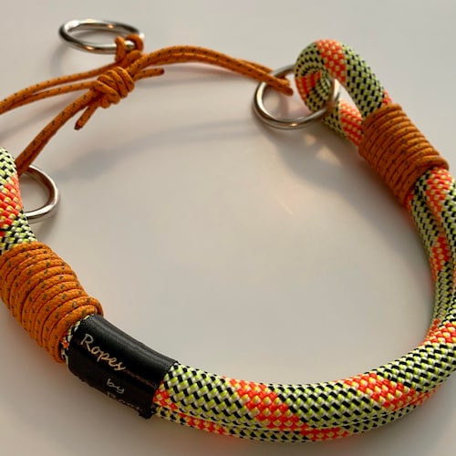 Rope Dog Collar. Chic Climbing Rope Collar in Mint and Etsy Australia