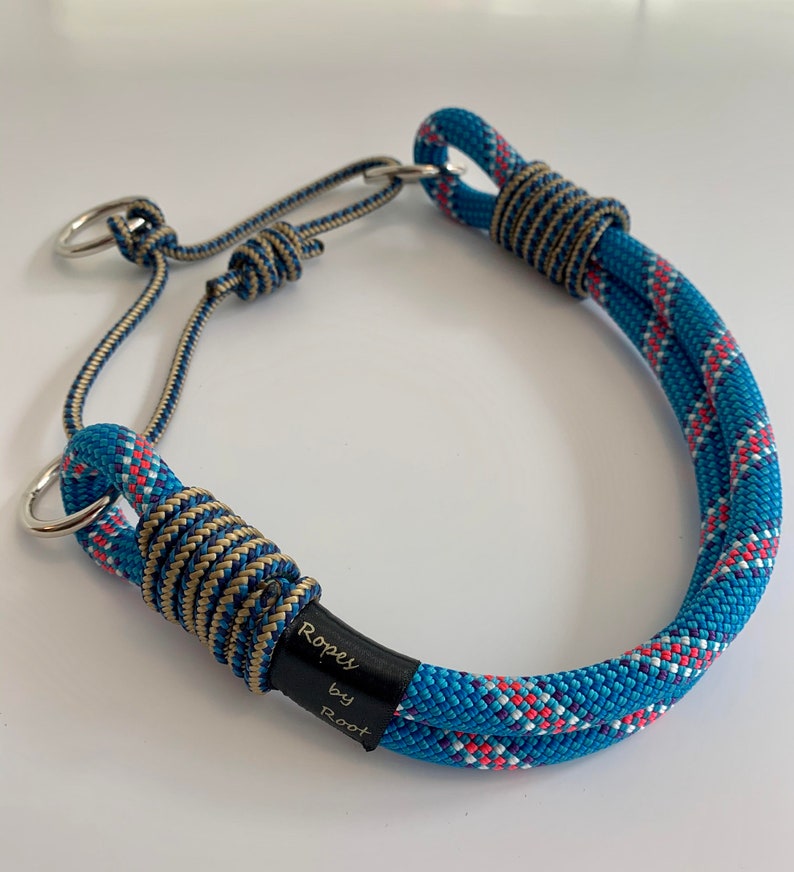 Top Rope Climbing Rope Dog Collar Martingale Style Etsy