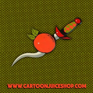 Succo di cartone animato "Pulp Fiction" Woocut Art