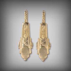 Raw Brass Earring Findings, Art Deco Earrings, Brass Finding, Brass Earring Drop, Earring Accessories, Earring Connector, Dangle Earrings