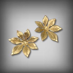 Brass Stamping, Brass Leaves, SMALL Brass Pointed Leaves, Textured Brass Leaves, Brass Findings, Jewelry Supplies, Brass Leaf Spray