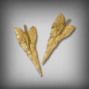 Brass Leaves, Brass Stampings, Raw Brass Findings, Brass Leaf Findings, Jewelry Findings, Leaf Pendants, Brass Components