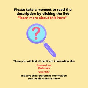 a poster with a magnifying glass and question mark