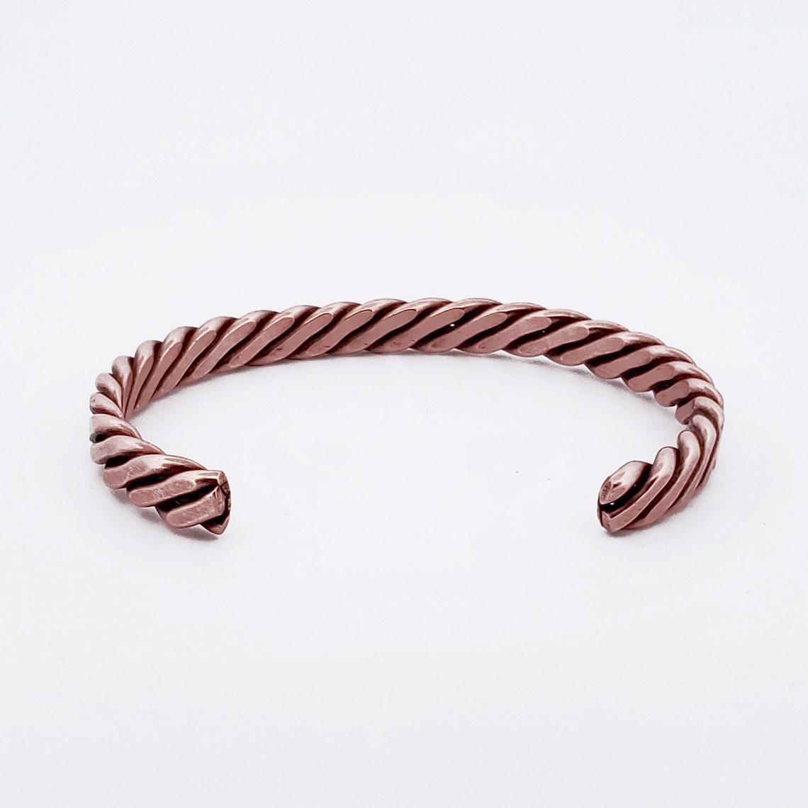 Men's COPPER Bracelet Twisted Solid COPPER Bracelet Wire Etsy