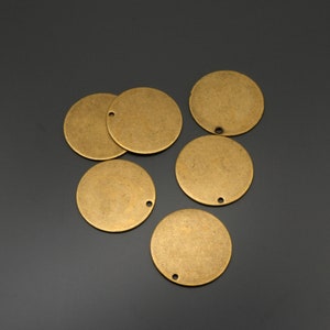 23.5 MM raw brass earring findings, brass finding, brass earring drop, earring connector,  jewelry supplies, round earrings, circle earrings