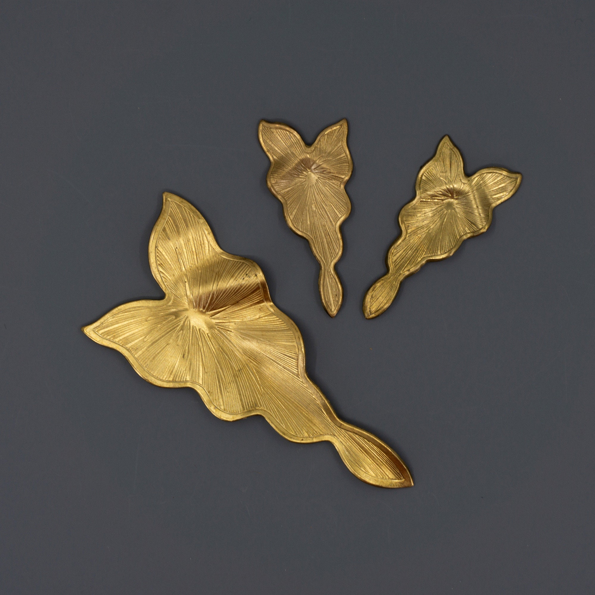 Brass Leaves Brass Findings Brass Philodendron Leaves SMALL Etsy