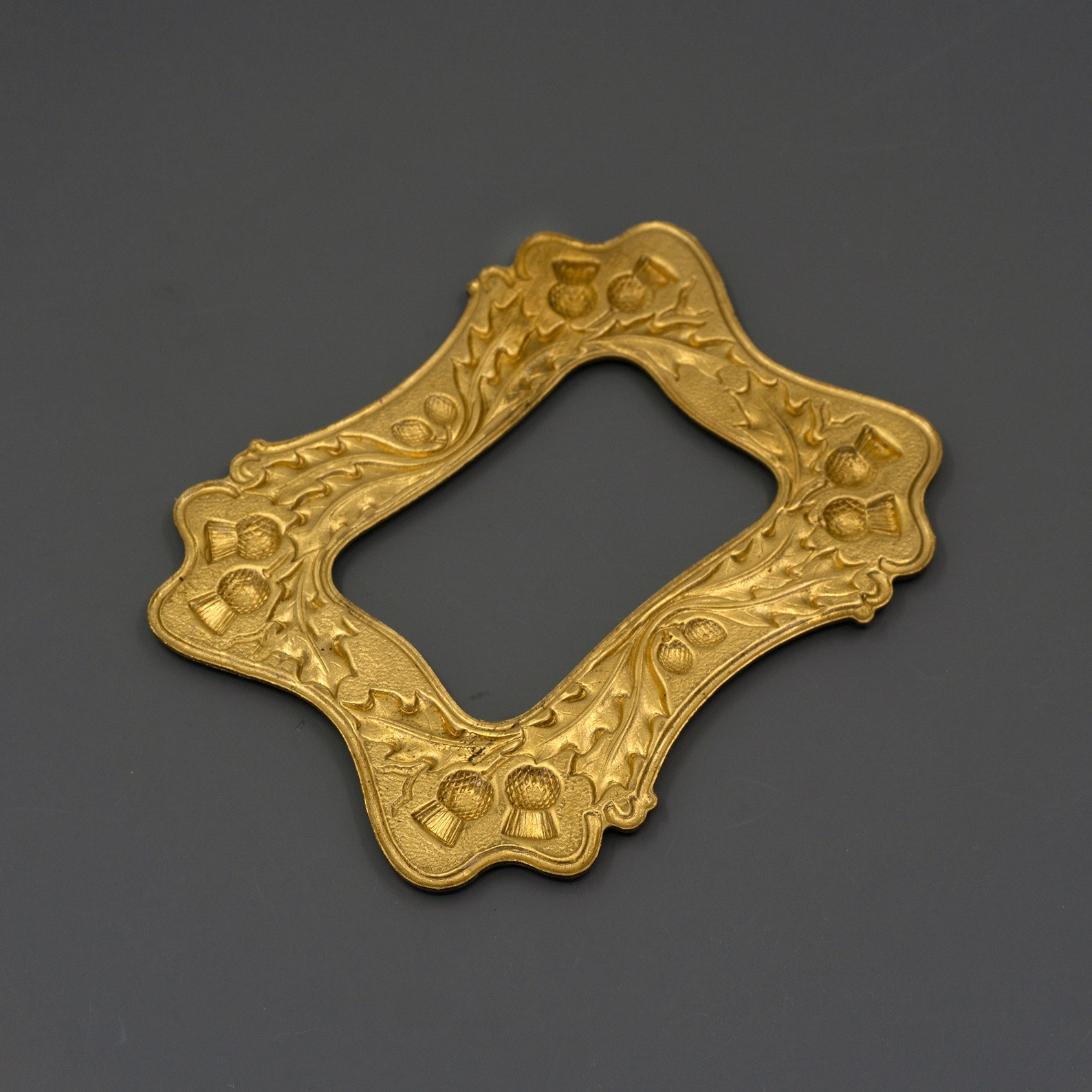 Brass Findings HUGE Brass Frame Stamping Repoussé Brass Etsy