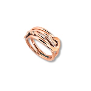 Beautiful Copper Wire Ring in a Hand Wired Design of Pure Solid Copper ...