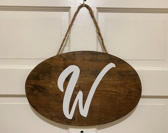 Personalized Wood Door Hanger | Door Sign | Welcome Sign | Door Decor | Welcome Decor